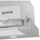 Вытяжки Gorenje Встраиваемая вытяжка, ширина 60 см, механическое управление, отвод и рециркуляция, 450 м3/ч, нержавеющая сталь