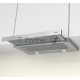 Вытяжки Gorenje Встраиваемая вытяжка, ширина 60 см, механическое управление, отвод и рециркуляция, 450 м3/ч, нержавеющая сталь