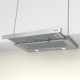 Вытяжки Gorenje Встраиваемая вытяжка, ширина 60 см, механическое управление, отвод и рециркуляция, 450 м3/ч, нержавеющая сталь