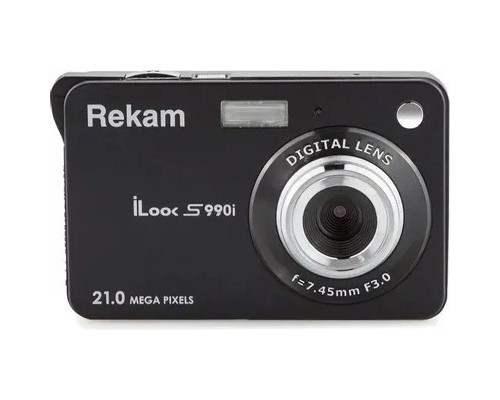 [Цифровая фотокамера] Rekam iLook S990i черный 21Mpix 2.7