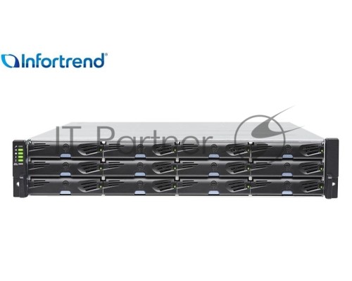Система хранения Infortrend EonStor DS 1012R2C-B x12 3.5 2x460W (DS1012R2C000B-8U32)