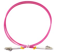 CABEUS FOP-50-OM4-LC-LC-1M ШНУР ОПТИЧЕСКИЙ DUPLEX LC-LC 50/125 MM OM4 1М LSZH