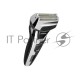 Бритва Centek CT-2174 (черн/хром) cеточная, плавающая головка, триммер, LED