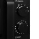 Микроволновая печь Hyundai HYM-M2039 черный, 20 л, 700 Вт, переключатели - поворотный механизм