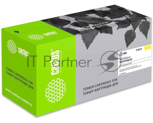 Картридж лазерный Cactus CS-TN221Y желтый (21000стр.) для Konica Minolta bizhub C227/C287