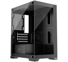 1STPLAYER MIKU Mi2 Black / mATX / 3x120mm LED fans / Mi2-BK-3F1