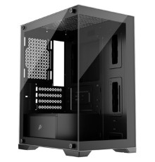 1STPLAYER MIKU Mi2 Black / mATX / 3x120mm LED fans / Mi2-BK-3F1