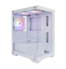 1STPLAYER MIKU Mi2 White / mATX / 3x120mm LED fans / Mi2-WH-3F1-W