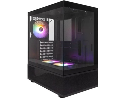 [Корпус] 1STPLAYER MIKU Mi7-A Black / ATX / 3x120mm LED fans / Mi7-A-BK-2F1R-1F1