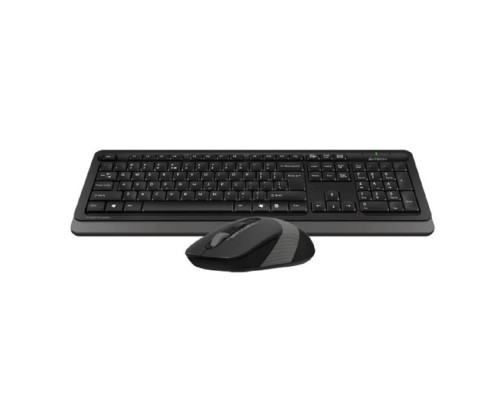 [Клавиатура] Комплект кл-ра+мышь беспров. A4Tech Fstyler FG1010S black/grey USB (FG1010S GREY)