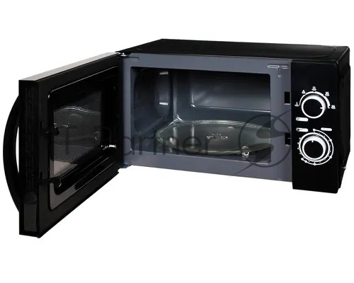 Микроволновая печь Hyundai HYM-M2058 черный, 20 л, 700 Вт, переключатели - поворотный механизм