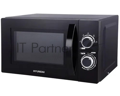 Микроволновая печь Hyundai HYM-M2058 черный, 20 л, 700 Вт, переключатели - поворотный механизм