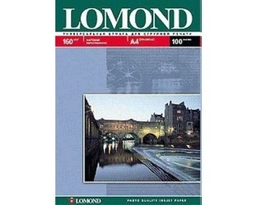 [Бумага] 0102031  LOMOND  Матовая бумага 1x A4, 160г/м2, 25л