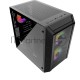 Корпус Powercase Mistral Micro H3B Mesh LED, Tempered Glass, 2x 140mm + 1х 120mm 5-color fan, черный, mATX  (CMIMH3B-L3)