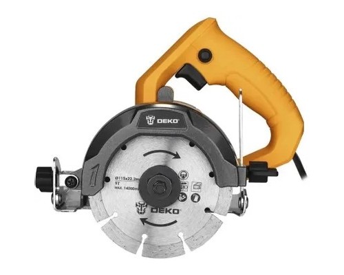 [Дрели, Шуруповерты, Гайковерты] Циркулярная пила (дисковая) Deko DKCS1400 1400Вт (ручная)