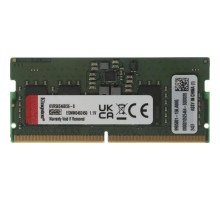 Kingston 8GB 5600MT/s DDR5 Non-ECC CL46 SODIMM 1Rx16 KVR56S46BS6-8