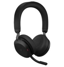 Jabra 27599-999-999 Наушники с микрофоном Jabra Evolve2 75, Link380a MS Stereo Black черный накладные BT/Radio оголовье (27599-999-999)