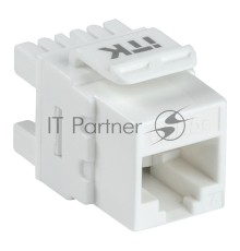 Модуль Keystone Jack кат. 5E UTP 110 IDC 180 град. | CS1-1C5EU-12 | ITK