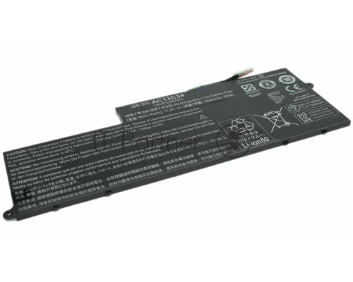 Аккумулятор для Acer Aspire E3-111-C6LG, E3-112, E3-112-C6YY, E11, (AC13C34), 2640mAh, 11.4V, Acer