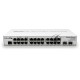 Коммутатор Mikrotik CRS326-24G-2S+IN with 800 MHz CPU, 512MB RAM, 24xGigabit LAN, 2xSFP+ cages, RouterOS L5 or SwitchOS (dual boot), desktop case, PSU