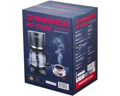 Кофеварка капельного типа Maunfeld MF-732BK