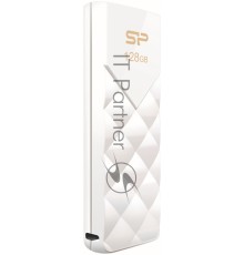Флеш диск 128Gb Silicon Power Blaze B03, USB 3.2, Белый