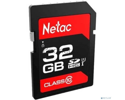 Флеш карта SDHC 32GB  Netac Class 10 UHS-I U1 P600 [NT02P600STN-032G-R]