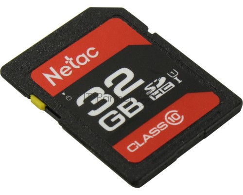 Флеш карта SDHC 32GB  Netac Class 10 UHS-I U1 P600 [NT02P600STN-032G-R]