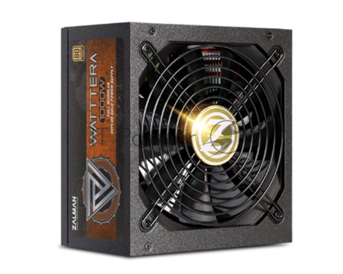 Блок питания Zalman ZM1000-EBTII, 1000W, ATX12V v2.3, EPS, APFC, 14cm Fan, 80+ Gold, Full Modular, Retail