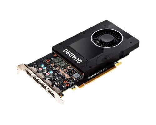 Видеокарта VGA PNY NVIDIA Quadro P2200, 5 GB GDDR5x/160 bit, PCI Express 3.0 x16, 4×DP1.4