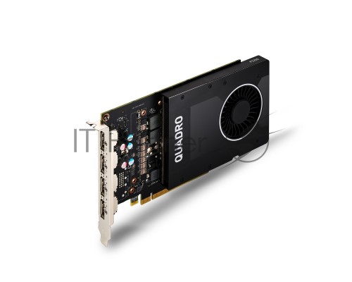 Видеокарта VGA PNY NVIDIA Quadro P2200, 5 GB GDDR5x/160 bit, PCI Express 3.0 x16, 4×DP1.4