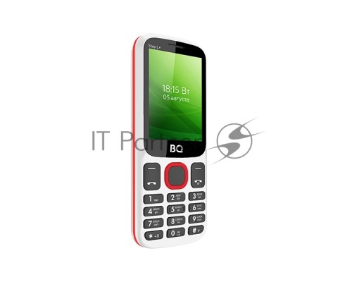 Мобильный телефон BQ 2440 Step L+ White/Red SC6531E, 1, 208MHZ, ThreadX, 32 Mb, 32 Mb, 2G GSM 850/900/1800/1900, Bluetooth V2.1+EDR Экран: 1.77 