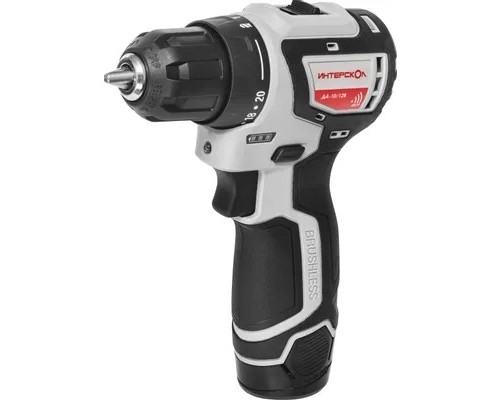 [Дрель, Шуруповерт] Дрель-шуруповерт Интерскол ДА-10/12В 36 аккум. патрон:быстрозажимной (687.0.0.70) Li-ion, картон, без аккум. и З