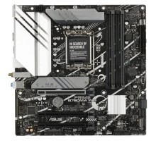 ASUS PRIME B760M-A WIFI (Socket 1700, mATX, 4xDDR5(128GB), 2xHDMI 2.1/DP, 3xPCIe 4.0x16, 1xLAN (2.5GbE), Wi-Fi, BT, 4xSATA 6Gb/s, 2xM.2, 2xUSB 3.2, 4xUSB 2.0, 1xPS/2)90MB1EL0-M1EAY0
