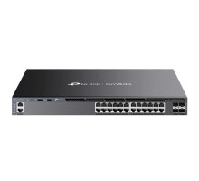 TP-Link SG6428XHP Стекируемый управляемый коммутатор 3-го уровня Omada с 24 гигабитными портами PoE+ и 4 портами SFP+