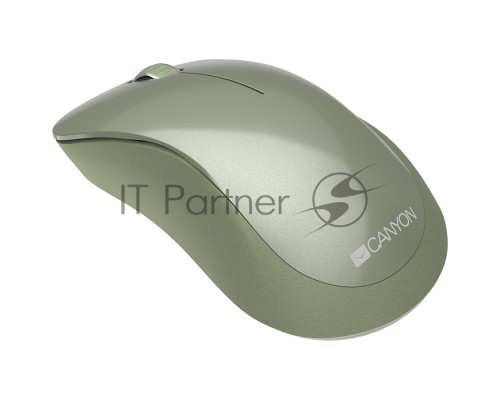 Мышь Canyon  2.4 GHz  Wireless mouse ,with 3 buttons, DPI 1200, Battery:AAA*2pcs  ,special military67*109*38mm 0.063kg