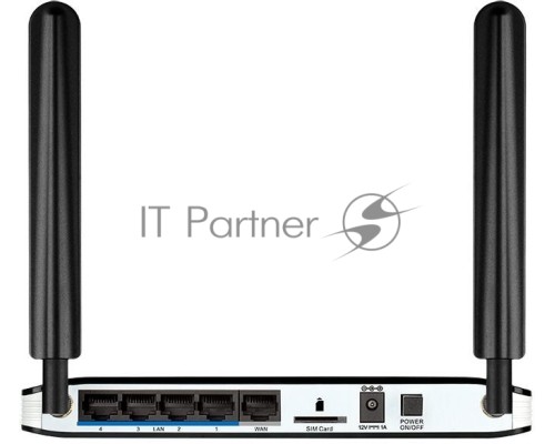 Роутер Wireless N300 LTE Router with 1 USIM/SIM Slot, 1 10/100Base-TX WAN port, 4 10/100Base-TX LAN ports. 802.11b/g/n compatible, 802.11n up to 300Mbps,1 10/100Base-TX WAN port, 4 10/100Base-TX LAN ports, NAT, DHCP server/relay