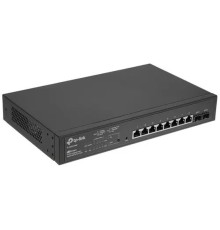 TP-Link SG2210MP Коммутатор JetStream Smart с 8 гигабитными портами PoE+ и 2 портами SFP