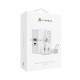 Сетевое зарядное устройство Lyambda 63Вт c 2-мя выходами (PD+QC3.0) LT63-WT