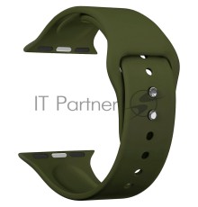 Силиконовый ремешок для Apple Watch 38/40 mm LYAMBDA ALTAIR DS-APS08-40-OL Olive