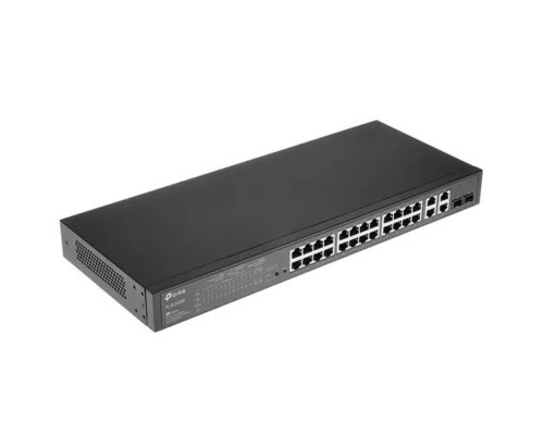 [Сетевое оборудование] TP-Link SL2428P Коммутатор JetStream Smart с 24 портами RJ45 10/100 Мбит/с, 4 гигабитными портами RJ45 и 2 комбинированными портами RJ45/SFP