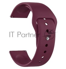 Силиконовый ремешок для Apple Watch 42/44 mm LYAMBDA ALTAIR DS-APS08-44-WR Wine red