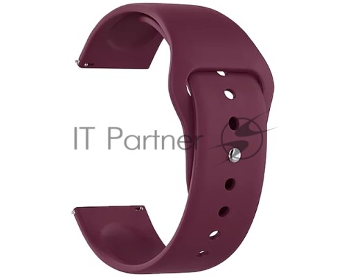 Силиконовый ремешок для Apple Watch 42/44 mm LYAMBDA ALTAIR DS-APS08-44-WR Wine red