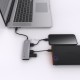 Ультрокомпактный Type-C USB 3.0 Хаб  превратит 1 порт USB-C в четыре порта данных USB 3.0 со скоростью передачи данных до 5 Гбит / с.