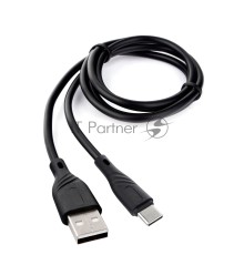 Кабель USB 2.0 Cablexpert CCB-USB2-AMCMO1-1MB, AM/Type-C, издание Classic 0.1, длина 1м, черный, блистер