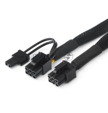 Кабель питания  Cablexpert CC-PSU-86 PCI-Express 6-пин на 6+2 пин, 0.8 м
