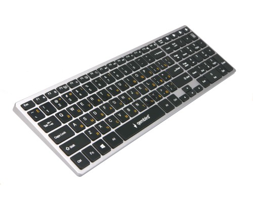 Клавиатура беспроводная Gembird KBW-2, Bluetooth, 106 кл., ножничный механизм, бесшумная