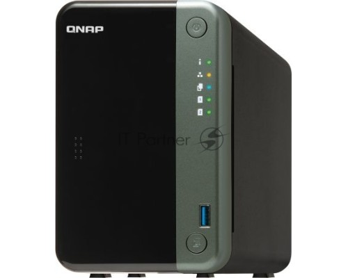 Сетевое хранилище без дисков SMB QNAP TS-253D-4G Сетевой RAID-накопитель, 2 отсека 3,5
