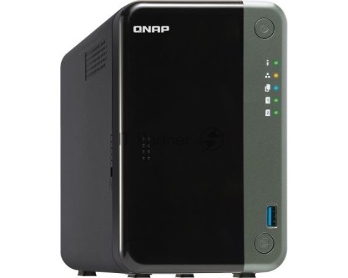 Сетевое хранилище без дисков SMB QNAP TS-253D-4G Сетевой RAID-накопитель, 2 отсека 3,5