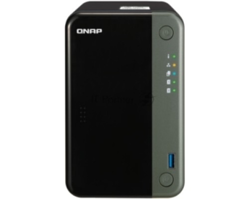 Сетевое хранилище без дисков SMB QNAP TS-253D-4G Сетевой RAID-накопитель, 2 отсека 3,5